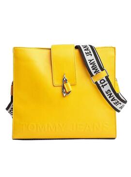 Tasche Tommy Jeans Kleine Gelb Für Damen