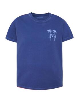 T-Shirt Pepe Jeans Alen Blau Junge