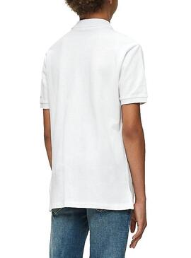Poloshirt Calvin Klein Essential White für Junge