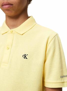 Poloshirt Calvin Klein Essential Yellow für Junge