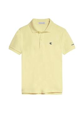 Poloshirt Calvin Klein Essential Yellow für Junge