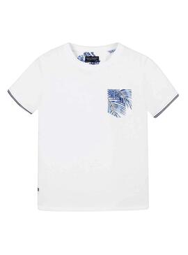 T-Shirt Mayoral White Pocket für Junge
