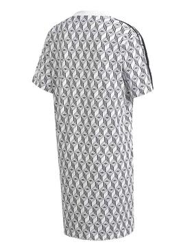 Adidas Geometric Dress Weiß für Damen