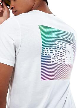 T-Shirt The North Face Rainbow Weiß Herren