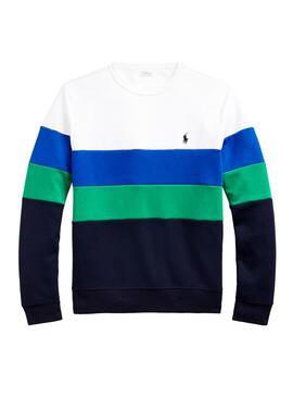 Sweatshirt Polo Ralph Lauren Colorblock Weiß