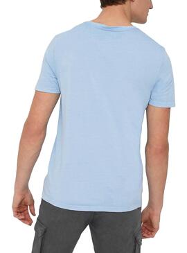T-Shirt Ecoalf Natal Blau Für Herren