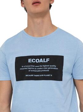 T-Shirt Ecoalf Natal Blau Für Herren