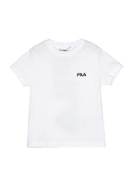 T-Shirt Fila Tarlo Weiß für Jungen und Mädchen