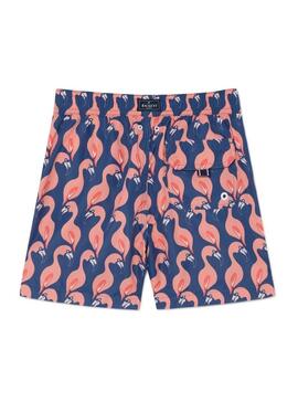Badehose Hackett Flamingos Blau für Jungen