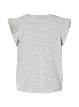 T-Shirt Name It Dara Grau für Mädchen