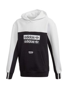 Sweatshirt Adidas Hoodie Schwarz Weiß Jungen und Mädchen