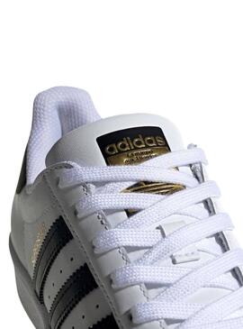 Sneaker Adidas Superstar J Weiß Mädchen und Jungen