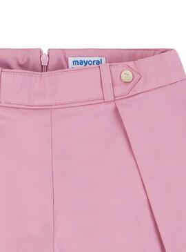 Short Mayoral Satin Pink Für Mädchen