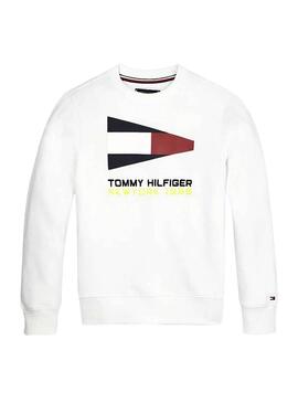 Sweatshirt Tommy Hilfiger Segelweiß für Jungen