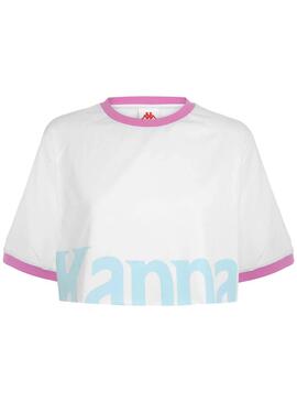 T-Shirt Kappa Crystal White für Damen