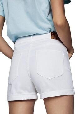Shorts Pepe Jeans Mary Weiße für Frauen