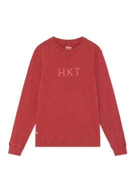 Sweatshirt Hackett Basic Rot für Herren