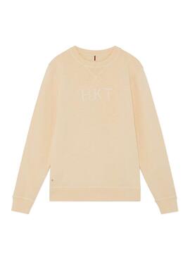 Sweatshirt Hackett Basic Men Gelb für Herren 