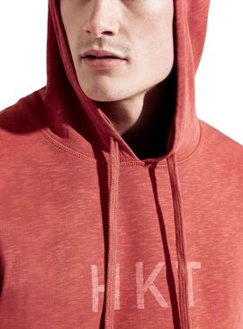 Sweatshirt Hackett Hoody Rot für Herren