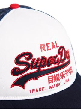 Kappe Superdry Vintage Logo Weiße Männer
