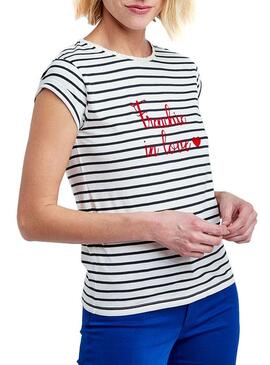 T-Shirt Naf Naf Frenchie Bereit für Damen