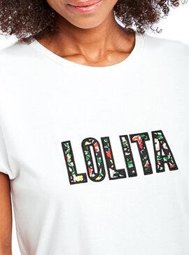 T-Shirt Naf Naf Lolita Beige für Damen
