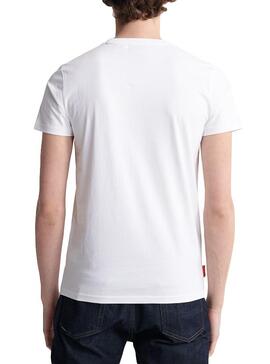 T-Shirt Superdry Collective Weiß für Herren