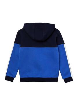 Sweatshirt Lacoste Colorblock Blau für Jungen