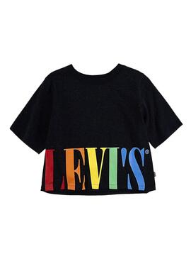 T-Shirt Levis Varsity Serif Black für Mädchen