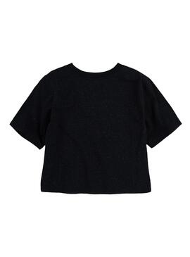 T-Shirt Levis Varsity Serif Black für Mädchen