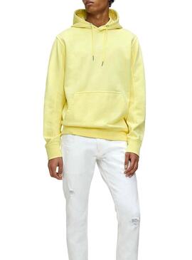 Sweatshirt Calvin Klein Chest Logo H Gelb Herren