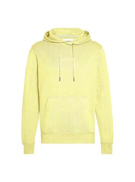 Sweatshirt Calvin Klein Chest Logo H Gelb Herren