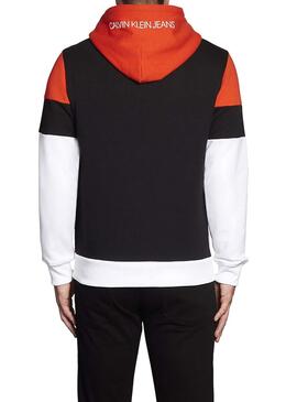 Sweatshirt Calvin Klein Farbe Block Hoodie Herren
