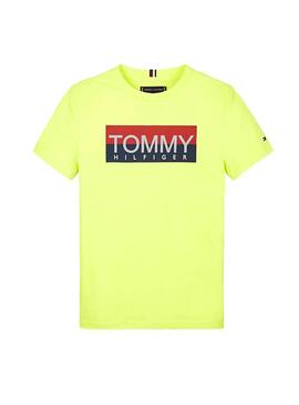 T-Shirt Tommy Hilfiger Refelctive Grün für Jungen