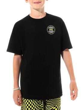 T-Shirt Vans Check Schwarz für Jungen