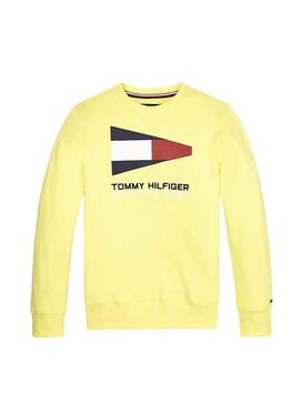Sweatshirt Tommy Hilfiger Sail Flag Gelb