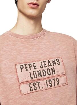 Sweatshirt Pepe Jeans Gregory Pink für Herren