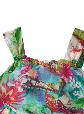 Kleid Mayoral Bambula Tropical für Mädchen