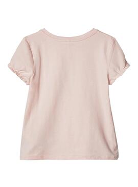 T-Shirt Name It Fastripa Pink für Mädchen