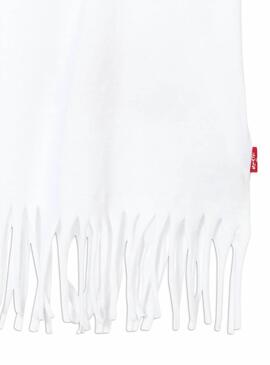 T-Shirt Levis Fringe Weiß für Mädchen
