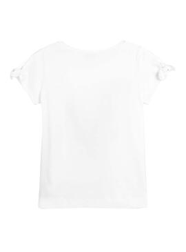 T-Shirt Mayorale Flip Flops Weiß für Mädchen