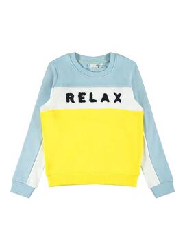 Sweatshirt Name It Dalpa Gelb für Mädchen