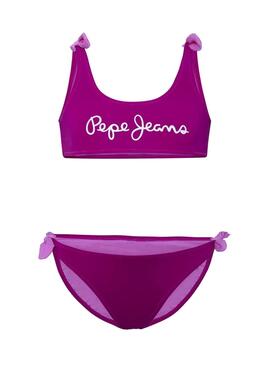 Bikini Pepe Jeans Saigon Morado für Mädchen