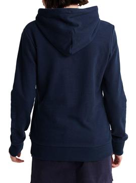 Sweatshirt Superdry Applique Blau für Damen