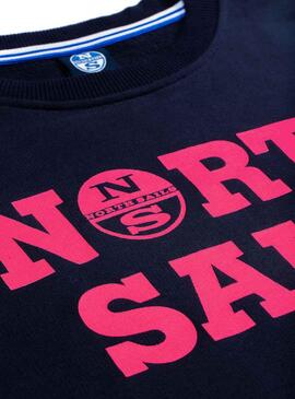 Sweatshirt North Sails Graphic Blau für Herren