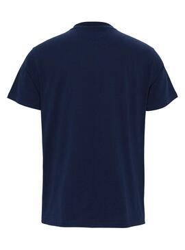T-Shirt Tommy Jeans gewölbt Blau für Herren