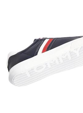 Sneaker Tommy Jeans Essential Leather Blau