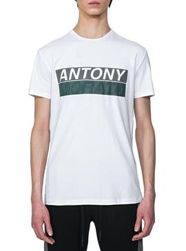 T-Shirt Antony Morato blockiert Weiss Herren