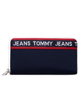Geldbörse Tommy Jeans Logo Tape Blau für Damen
