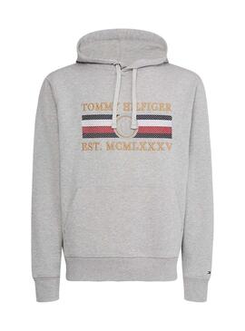 Sweatshirt Tommy Hilfiger Icon Gris für Herren